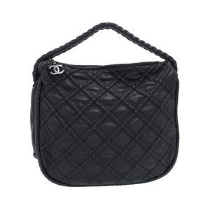 Chanel Matelasse Semi-Shoulder Bag Black